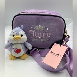 NWT ✨Juicy Couture Purple Backpack with Heart Accent
